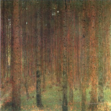 Bosque Painting - Bosque de pinos II Gustav Klimt